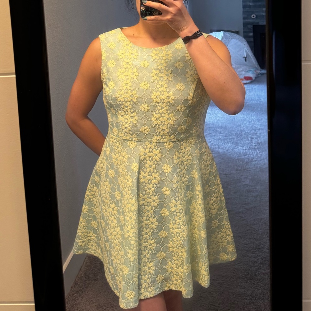 Mint A-Line Dress